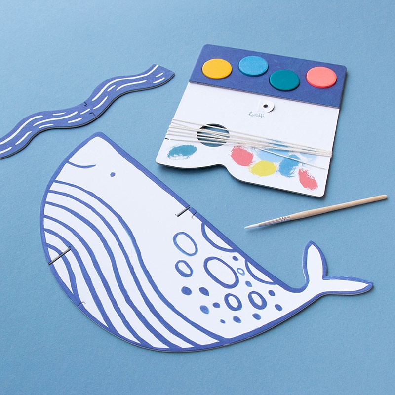 Watercolor painting activity